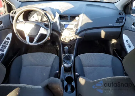 2012 Hyundai Accent Gls z USA, uszkodzony, nr VIN KMHCT5AE8CU035647